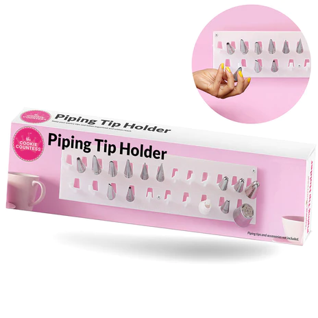 Wall Mounted Piping Tip Holder Organizer – Cake Cosmetix Inc