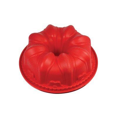 Silicone Bundt Cake Pan Large 8 X 4 1/2 Inch Tall 