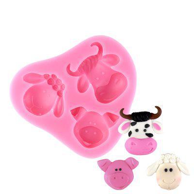 3D Pig Silicone Mold (2 Cavity)