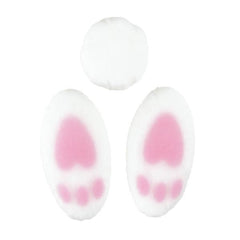 Bunny Tail, Ears and Toes Sugar Asst. - Pkg of 2 set