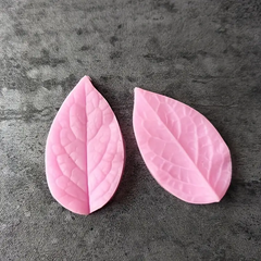 2 Pcs Leaf-Shaped Silicone Molds