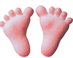 Baby Feet - 8 ct - Pink or Blue