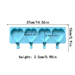 Silicone Heart Mold for Cakesicles