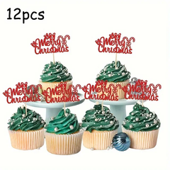 Christmas Cupcake Toppers Set