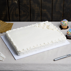 Cake Board - White Wrap - All Sizes