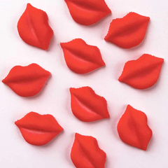 Red lips - Edible Sugar - 9ct