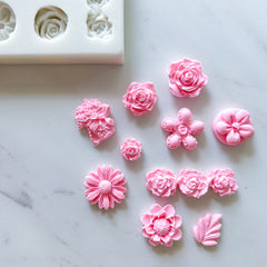 10 PIECE FLORAL MOLD