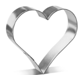 Heart Cookie Cutter - All Sizes