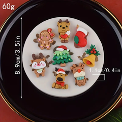 Christmas mini character silicone Mold