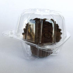 Plastic - 1 Cavity Cupcake Container - Jumbo