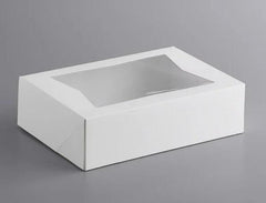 Cake Box - Small 1/4 Sheet - 14x10x4 - Window - 100ct - Bulk