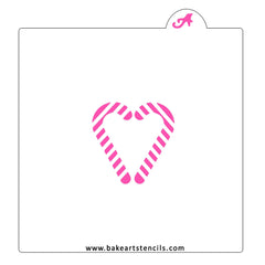 Candy Cane Love Stencil