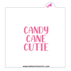 Candy Cane Cutie Stencil