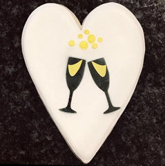 Champagne Toast Cookie Stencil