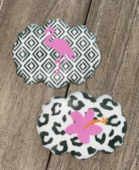 Cheetah Print Pattern Cookie Stencil