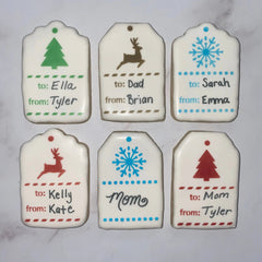 Christmas Tree Gift Tag Stencil