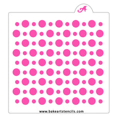 Circle & Dots Pattern Stencil