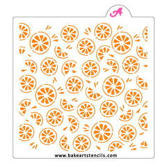 Citrus Squeeze Cookie Stencil