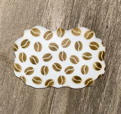 Coffee Beans Pattern Cookie Stencil