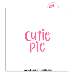 Cutie Pie Cutter/Stencil Set