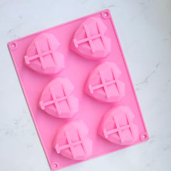 SMALL GEOMETRICAL HEART MOLD