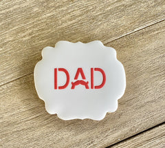 Dad Mustache Cookie Stencil