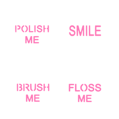 Dentist Sayings Stencil Set