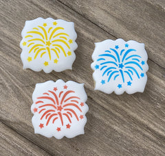 Fireworks Cookie Stencil