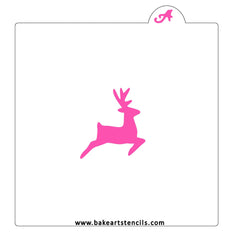 Flying Reindeer Cookie Stencil