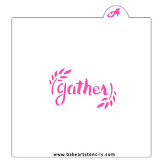 Gather Cookie Stencil