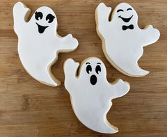 Ghost Faces Cookie Stencil