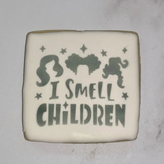 I Smell Children Cookie Stencil