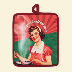 I'm Baked Too Oven Mitts And Potholder Set