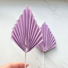 PURPLE SPEAR PALM LEAF TOPPERS