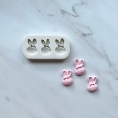 MINI BUNNIES WITH BOW TRIO MOLD