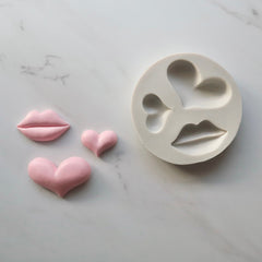 HEARTS & LIP MOLD