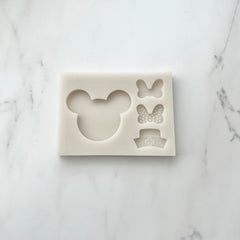 MICKEY SILHOUETTE WITH VARIETY BOW MOLD