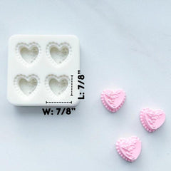 VINTAGE HEART CAKE TRIO MOLD