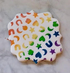 Lucky Marshmallows Pattern Stencil