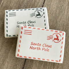 North Pole Envelope Cookie Stencil