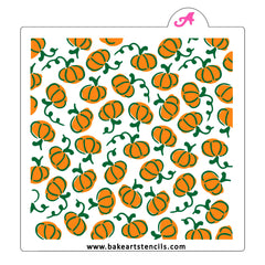 Painted Pumpkins Cookie Stencil Set