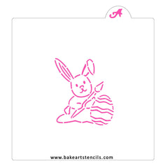 Painting Easter Bunny PYO Stencil