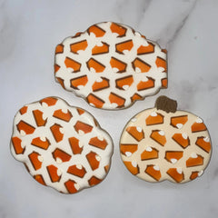 Pie Slices Pattern Stencil Set