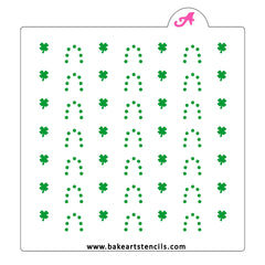 Rainbows and Shamrocks Cookie Stencil Set