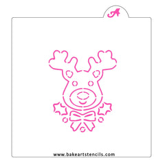 Reindeer PYO Cookie Stencil