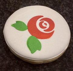 Rosebud Flower Cookie Stencil