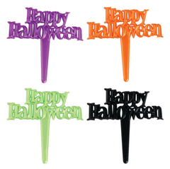 HAPPY HALLOWEEN SCRIPT TOPPERS