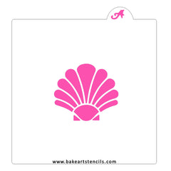 Seashell Cookie Stencil