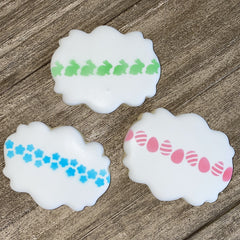 Spring Into Easter Garland Stencil