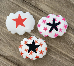 Starfish Pattern Cookie Stencil